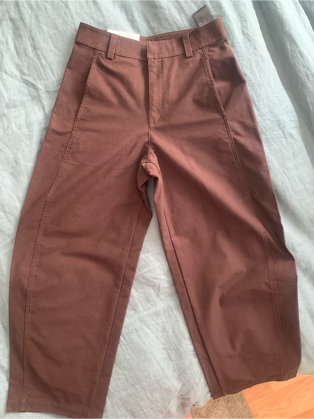 Uniqlo Jersey barrel Brown Pants nwt - Picture 6 of 7